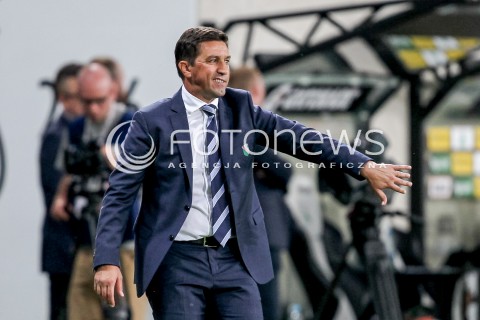 03.08.2016 WARSZAWA PILKA NOZNA STADION LEGII<br />FOOTBALL III RUNDA ELIMINACJI UEFA CHAMPIONS LEAGUE<br />MECZ LEGIA WARSZAWA - AS TRENCZYN<br />N/Z BESNIK HASI TRENER SYLWETKA<br /> 
