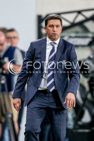  03.08.2016 WARSZAWA PILKA NOZNA STADION LEGII<br />FOOTBALL III RUNDA ELIMINACJI UEFA CHAMPIONS LEAGUE<br />MECZ LEGIA WARSZAWA - AS TRENCZYN<br />N/Z BESNIK HASI TRENER SYLWETKA<br /> 