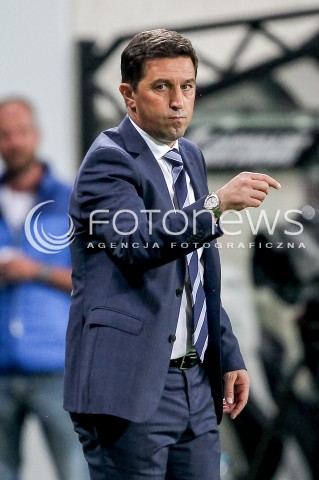  03.08.2016 WARSZAWA PILKA NOZNA STADION LEGII<br />FOOTBALL III RUNDA ELIMINACJI UEFA CHAMPIONS LEAGUE<br />MECZ LEGIA WARSZAWA - AS TRENCZYN<br />N/Z BESNIK HASI TRENER SYLWETKA<br /> 