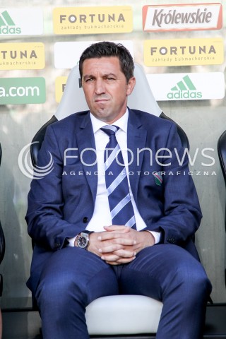  07.08.2016 WARSZAWA PILKA NOZNA <br />FOOTBALL EKSTRAKLASA STADION LEGII<br />MECZ LEGIA WARSZAWA - PIAST GLIWICE<br />N/Z TRENER LEGII BESNIK HASI<br /> 