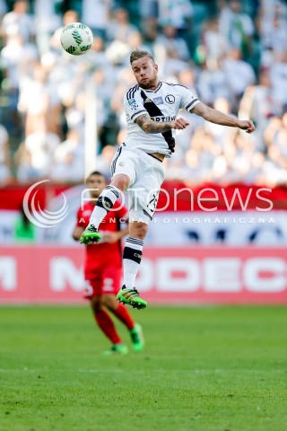  07.08.2016 WARSZAWA PILKA NOZNA <br />FOOTBALL EKSTRAKLASA STADION LEGII<br />MECZ LEGIA WARSZAWA - PIAST GLIWICE<br />N/Z THIBAULT MOULIN<br /> 