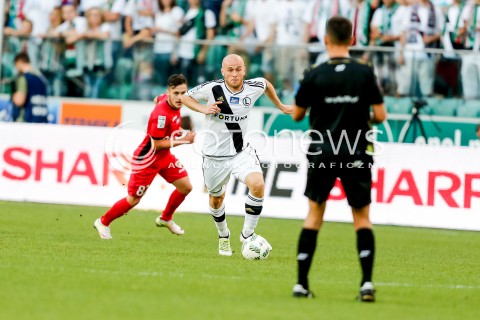  07.08.2016 WARSZAWA PILKA NOZNA <br />FOOTBALL EKSTRAKLASA STADION LEGII<br />MECZ LEGIA WARSZAWA - PIAST GLIWICE<br />N/Z MICHAL PAZDAN <br /> 