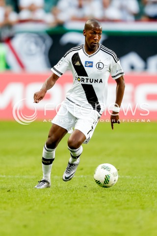  07.08.2016 WARSZAWA PILKA NOZNA <br />FOOTBALL EKSTRAKLASA STADION LEGII<br />MECZ LEGIA WARSZAWA - PIAST GLIWICE<br />N/Z STEEVEN LANGIL<br /> 