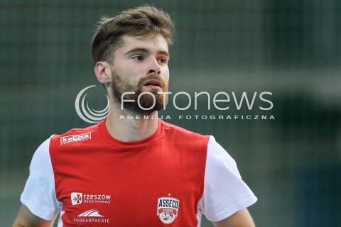  09.08.2016 RZESZOW<br />PIERWSZY W SEZONIE TRENING SIATKARZY ASSECO RESOVII RZESZOW<br />N/Z DAWID DRYJA <br /> 