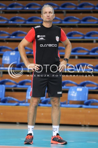  09.08.2016 RZESZOW<br />PIERWSZY W SEZONIE TRENING SIATKARZY ASSECO RESOVII RZESZOW<br />N/Z ANDRZEJ KOWAL - TRENER ( HEAD COACH ) <br /> 