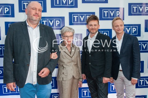  23.08.2016 WARSZAWA TVP<br />RAMOWKA JESIEN 2016<br />N/Z MICHAL PIELA ALEKSANDRA GORSKA PAWEL STASIAK WALDEMAR KULECZKA<br /> 