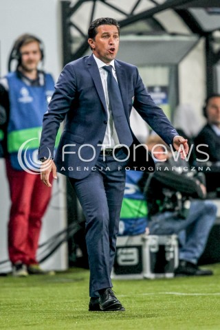  14.09.2016 WARSZAWA PILKA NOZNA <br />FOOTBALL LIGA MISTRZOW UEFA STADION LEGII<br />MECZ LEGIA WARSZAWA - BORUSSIA DORTMUND<br />N/Z BESNIK HASI - TRENER LEGII ( HEAD COACH )<br /> 