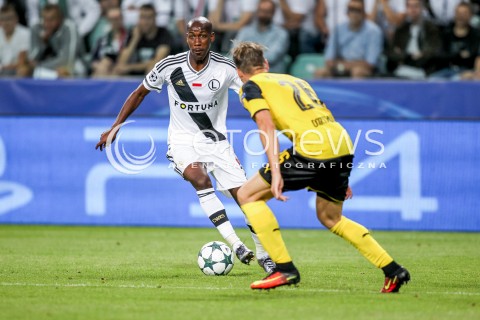  14.09.2016 WARSZAWA PILKA NOZNA <br />FOOTBALL LIGA MISTRZOW UEFA STADION LEGII<br />MECZ LEGIA WARSZAWA - BORUSSIA DORTMUND<br />N/Z STEEVEN LANGIL LUKASZ PISZCZEK<br /> 