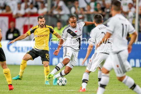  14.09.2016 WARSZAWA PILKA NOZNA <br />FOOTBALL LIGA MISTRZOW UEFA STADION LEGII<br />MECZ LEGIA WARSZAWA - BORUSSIA DORTMUND<br />N/Z VADIS ODJIDJA OFOE <br /> 