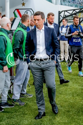  18.09.2016 WARSZAWA PILKA NOZNA <br />FOOTBALL EKSTRAKLASA STADION LEGII<br />MECZ LEGIA WARSZAWA - ZAGLEBIE LUBIN<br />N/Z BESNIK HASI - TRENER LEGII ( HEAD COACH )<br /> 
