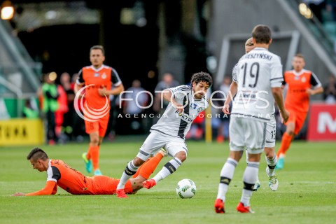  18.09.2016 WARSZAWA PILKA NOZNA <br />FOOTBALL EKSTRAKLASA STADION LEGII<br />MECZ LEGIA WARSZAWA - ZAGLEBIE LUBIN<br />N/Z LUKASZ JANOSZKA GUILHERME MARQUES<br /> 