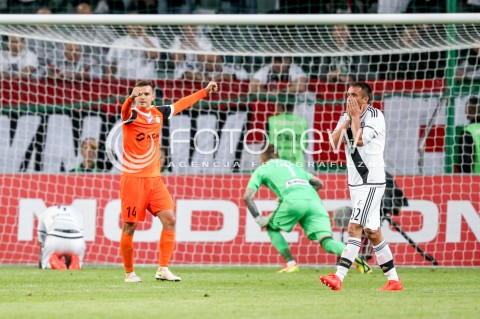  18.09.2016 WARSZAWA PILKA NOZNA <br />FOOTBALL EKSTRAKLASA STADION LEGII<br />MECZ LEGIA WARSZAWA - ZAGLEBIE LUBIN<br />N/Z GOL DLA ZAGLEBI RADOSC BRAMKA NA 2:3 - SMUTEK PORAZKA MIROSLAV RADOVIC<br /> 