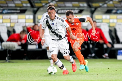  18.09.2016 WARSZAWA PILKA NOZNA <br />FOOTBALL EKSTRAKLASA STADION LEGII<br />MECZ LEGIA WARSZAWA - ZAGLEBIE LUBIN<br />N/Z MIROSLAV RADOVIC DJORDJE COTRA<br /> 