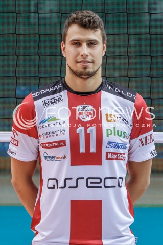  20.09.2016 RZESZOW <br />SESJA ZDJECIOWA SIATKARZY ASSECO RESOVIA<br />SEZON 2016/2017<br />N/Z FABIAN DRZYZGA <br /> 