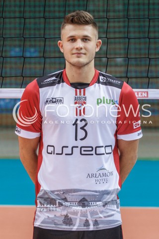  20.09.2016 RZESZOW <br />SESJA ZDJECIOWA SIATKARZY ASSECO RESOVIA<br />SEZON 2016/2017<br />N/Z MATEUSZ MASLOWSKI <br /> 