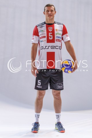  20.09.2016 RZESZOW <br />SESJA ZDJECIOWA SIATKARZY ASSECO RESOVIA<br />SEZON 2016/2017<br />N/Z LUKAS TICHACEK <br /> 