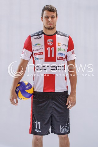  20.09.2016 RZESZOW <br />SESJA ZDJECIOWA SIATKARZY ASSECO RESOVIA<br />SEZON 2016/2017<br />N/Z FABIAN DRZYZGA <br /> 