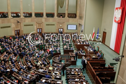  22.09.2016 WARSZAWA SEJM<br />POSIEDZENIE SEJMU RP<br />N/Z SALA OBRAD WIDOK VIEW PRZEMAWIA KRZYSZTOF JURGIEL<br /> 