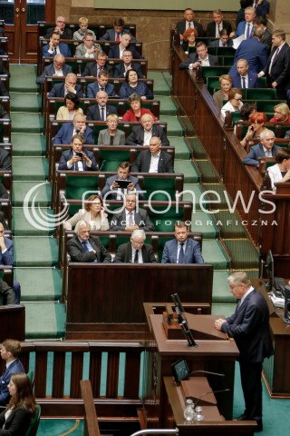  22.09.2016 WARSZAWA SEJM<br />POSIEDZENIE SEJMU RP<br />N/Z SALA OBRAD JAROSLAW KACZYNSKI  MARIUSZ BLASZCZAK RYSZARD TERLECKI <br /> 