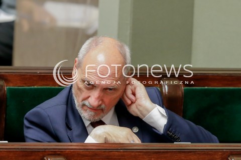 22.09.2016 WARSZAWA SEJM<br />POSIEDZENIE SEJMU RP<br />N/Z ANTONI MACIEREWICZ <br /> 