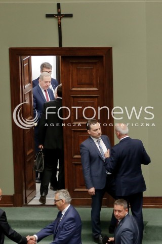  22.09.2016 WARSZAWA SEJM<br />POSIEDZENIE SEJMU RP<br />N/Z ZBIGNIEW ZIOBRO ANTONI MACIEREWICZ <br /> 