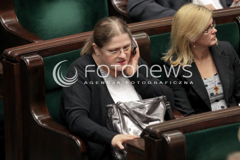  22.09.2016 WARSZAWA SEJM<br />POSIEDZENIE SEJMU RP<br />N/Z KRYSTYNA PAWLOWICZ <br /> 