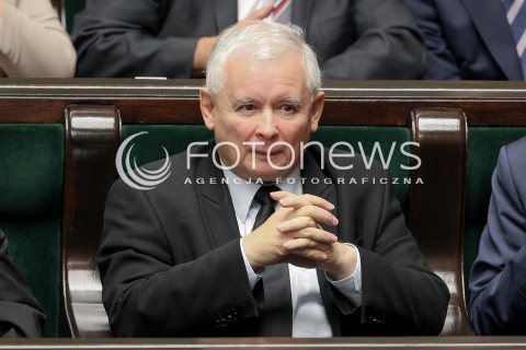  22.09.2016 WARSZAWA SEJM<br />POSIEDZENIE SEJMU RP<br />N/Z JAROSLAW KACZYNSKI <br /> 