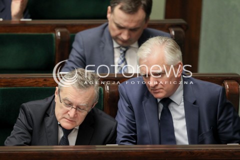  22.09.2016 WARSZAWA SEJM<br />POSIEDZENIE SEJMU RP<br />N/Z JAROSLAW GOWIN PIOTR GLINSKI <br /> 