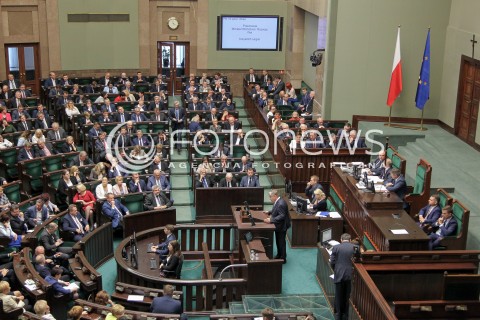  22.09.2016 WARSZAWA SEJM<br />POSIEDZENIE SEJMU RP<br />N/Z SALA OBRAD POSLOWIE WIDOK VIEW<br /> 