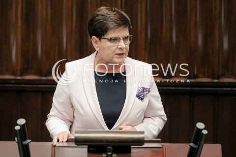 Posiedzenie Sejmu w Warszawie