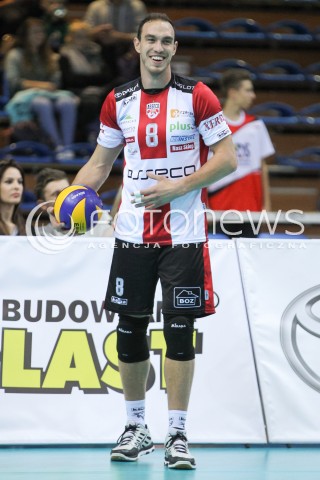  23.09.2016 RZESZOW <br />SIATKOWKA SEZON 2016/2017 MEN VOLLEYBALL <br />MECZ TOWARZYSKI<br />MECZ ASSECO RESOVIA RZESZOW - JASTRZEBSKI WEGIEL <br />N/Z MARKO IVOVIC SYLWETKA <br /> 