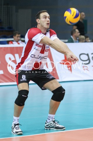  23.09.2016 RZESZOW <br />SIATKOWKA SEZON 2016/2017 MEN VOLLEYBALL <br />MECZ TOWARZYSKI<br />MECZ ASSECO RESOVIA RZESZOW - JASTRZEBSKI WEGIEL <br />N/Z MARKO IVOVIC SYLWETKA <br /> 