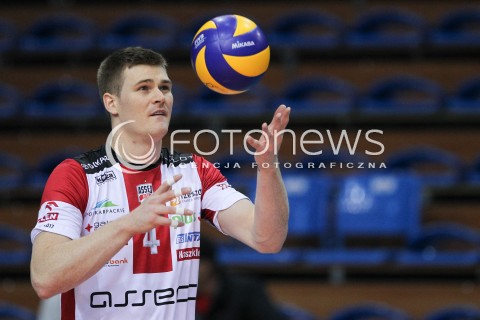  23.09.2016 RZESZOW <br />SIATKOWKA SEZON 2016/2017 MEN VOLLEYBALL <br />MECZ TOWARZYSKI<br />MECZ ASSECO RESOVIA RZESZOW - JASTRZEBSKI WEGIEL <br />N/Z JOHN GORDON PERRIN SYLWETKA <br /> 