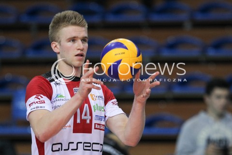  23.09.2016 RZESZOW <br />SIATKOWKA SEZON 2016/2017 MEN VOLLEYBALL <br />MECZ TOWARZYSKI<br />MECZ ASSECO RESOVIA RZESZOW - JASTRZEBSKI WEGIEL <br />N/Z DOMINIK DEPOWSKI SYLWETKA <br /> 