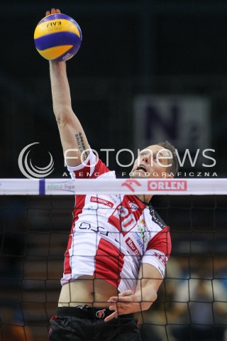  23.09.2016 RZESZOW <br />SIATKOWKA SEZON 2016/2017 MEN VOLLEYBALL <br />MECZ TOWARZYSKI<br />MECZ ASSECO RESOVIA RZESZOW - JASTRZEBSKI WEGIEL <br />N/Z FREDERIC WINTERS SYLWETKA ATAK <br /> 