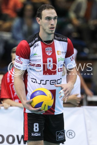  23.09.2016 RZESZOW <br />SIATKOWKA SEZON 2016/2017 MEN VOLLEYBALL <br />MECZ TOWARZYSKI<br />MECZ ASSECO RESOVIA RZESZOW - JASTRZEBSKI WEGIEL <br />N/Z MARKO IVOVIC SYLWETKA <br /> 