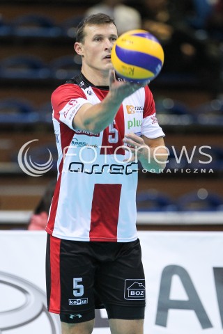  23.09.2016 RZESZOW <br />SIATKOWKA SEZON 2016/2017 MEN VOLLEYBALL <br />MECZ TOWARZYSKI<br />MECZ ASSECO RESOVIA RZESZOW - JASTRZEBSKI WEGIEL <br />N/Z LUKAS TICHACEK SYLWETKA <br /> 