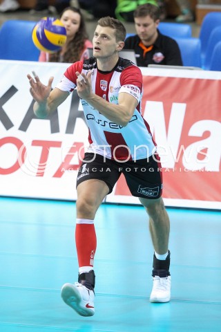  23.09.2016 RZESZOW <br />SIATKOWKA SEZON 2016/2017 MEN VOLLEYBALL <br />MECZ TOWARZYSKI<br />MECZ ASSECO RESOVIA RZESZOW - JASTRZEBSKI WEGIEL <br />N/Z PIOTR NOWAKOWSKI SYLWETKA <br /> 