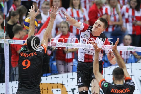  23.09.2016 RZESZOW <br />SIATKOWKA SEZON 2016/2017 MEN VOLLEYBALL <br />MECZ TOWARZYSKI<br />MECZ ASSECO RESOVIA RZESZOW - JASTRZEBSKI WEGIEL <br />N/Z JOHN GORDON PERRIN <br /> 