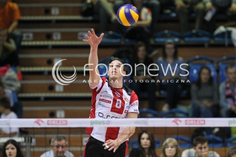  23.09.2016 RZESZOW <br />SIATKOWKA SEZON 2016/2017 MEN VOLLEYBALL <br />MECZ TOWARZYSKI<br />MECZ ASSECO RESOVIA RZESZOW - JASTRZEBSKI WEGIEL <br />N/Z MARKO IVOVIC SYLWETKA ZAGRYWKA<br /> 