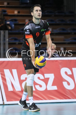  23.09.2016 RZESZOW <br />SIATKOWKA SEZON 2016/2017 MEN VOLLEYBALL <br />MECZ TOWARZYSKI<br />MECZ ASSECO RESOVIA RZESZOW - JASTRZEBSKI WEGIEL <br />N/Z JASON DE ROCCO SYLWETKA <br /> 