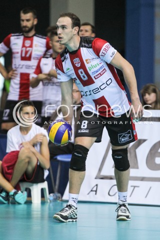  23.09.2016 RZESZOW <br />SIATKOWKA SEZON 2016/2017 MEN VOLLEYBALL <br />MECZ TOWARZYSKI<br />MECZ ASSECO RESOVIA RZESZOW - JASTRZEBSKI WEGIEL <br />N/Z MARKO IVOVIC SYLWETKA <br /> 