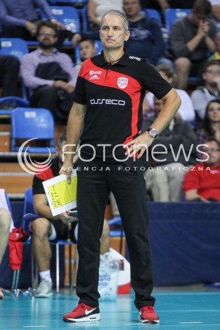  23.09.2016 RZESZOW <br />SIATKOWKA SEZON 2016/2017 MEN VOLLEYBALL <br />MECZ TOWARZYSKI<br />MECZ ASSECO RESOVIA RZESZOW - JASTRZEBSKI WEGIEL <br />N/Z ANDRZEJ KOWAL - I TRENER ( HEAD COACH ) SYLWETKA <br /> 