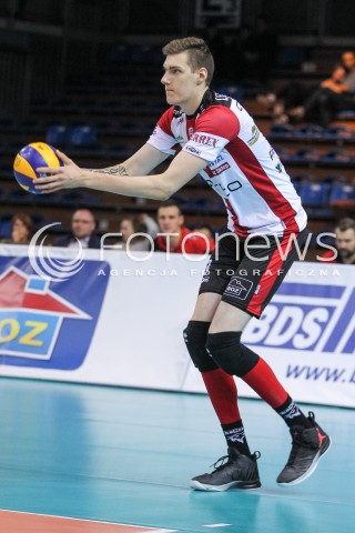  23.09.2016 RZESZOW <br />SIATKOWKA SEZON 2016/2017 MEN VOLLEYBALL <br />MECZ TOWARZYSKI<br />MECZ ASSECO RESOVIA RZESZOW - JASTRZEBSKI WEGIEL <br />N/Z BARTLOMIEJ LEMANSKI SYLWETKA <br /> 