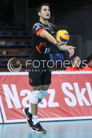 23.09.2016 RZESZOW <br />SIATKOWKA SEZON 2016/2017 MEN VOLLEYBALL <br />MECZ TOWARZYSKI<br />MECZ ASSECO RESOVIA RZESZOW - JASTRZEBSKI WEGIEL <br />N/Z JASON DE ROCCO SYLWETKA <br /> 