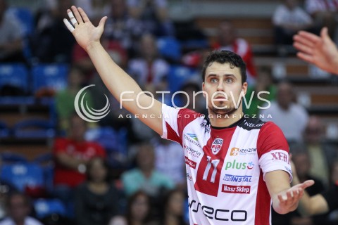 23.09.2016 RZESZOW <br />SIATKOWKA SEZON 2016/2017 MEN VOLLEYBALL <br />MECZ TOWARZYSKI<br />MECZ ASSECO RESOVIA RZESZOW - JASTRZEBSKI WEGIEL <br />N/Z FABIAN DRZYZGA SYLWETKA <br /> 