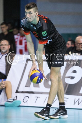  23.09.2016 RZESZOW <br />SIATKOWKA SEZON 2016/2017 MEN VOLLEYBALL <br />MECZ TOWARZYSKI<br />MECZ ASSECO RESOVIA RZESZOW - JASTRZEBSKI WEGIEL <br />N/Z MACIEJ MUZAJ SYLWETKA <br /> 