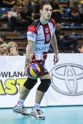  23.09.2016 RZESZOW <br />SIATKOWKA SEZON 2016/2017 MEN VOLLEYBALL <br />MECZ TOWARZYSKI<br />MECZ ASSECO RESOVIA RZESZOW - JASTRZEBSKI WEGIEL <br />N/Z MARKO IVOVIC SYLWETKA <br /> 