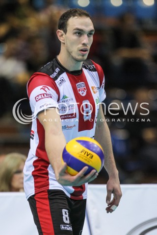  23.09.2016 RZESZOW <br />SIATKOWKA SEZON 2016/2017 MEN VOLLEYBALL <br />MECZ TOWARZYSKI<br />MECZ ASSECO RESOVIA RZESZOW - JASTRZEBSKI WEGIEL <br />N/Z MARKO IVOVIC SYLWETKA <br /> 