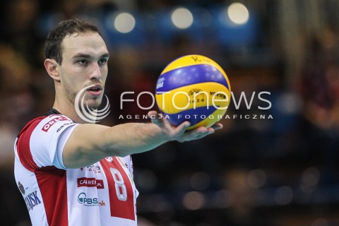  23.09.2016 RZESZOW <br />SIATKOWKA SEZON 2016/2017 MEN VOLLEYBALL <br />MECZ TOWARZYSKI<br />MECZ ASSECO RESOVIA RZESZOW - JASTRZEBSKI WEGIEL <br />N/Z MARKO IVOVIC SYLWETKA <br /> 